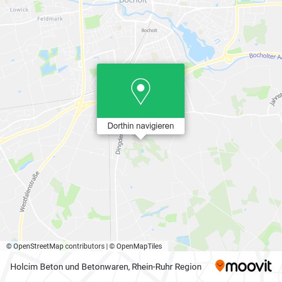Holcim Beton und Betonwaren Karte