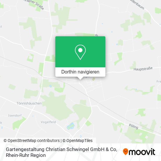 Gartengestaltung Christian Schwingel GmbH & Co Karte