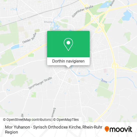 Mor Yuhanon - Syrisch Orthodoxe Kirche Karte