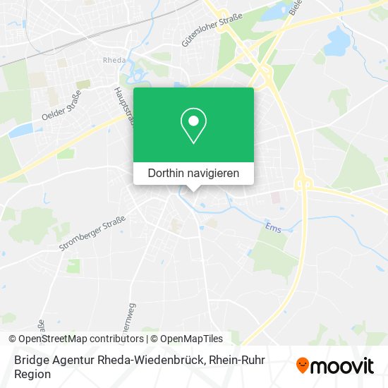 Bridge Agentur Rheda-Wiedenbrück Karte