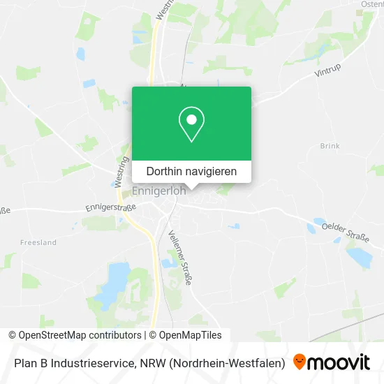 Plan B Industrieservice Karte