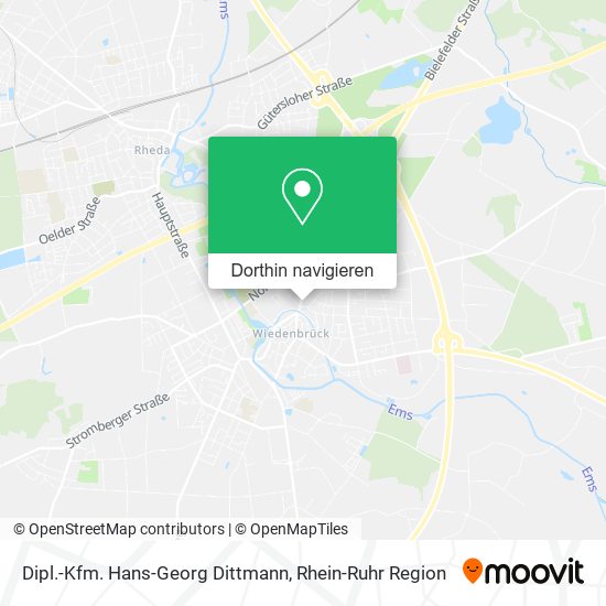Dipl.-Kfm. Hans-Georg Dittmann Karte