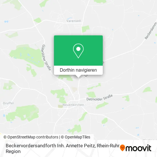 Beckervordersandforth Inh. Annette Peitz Karte