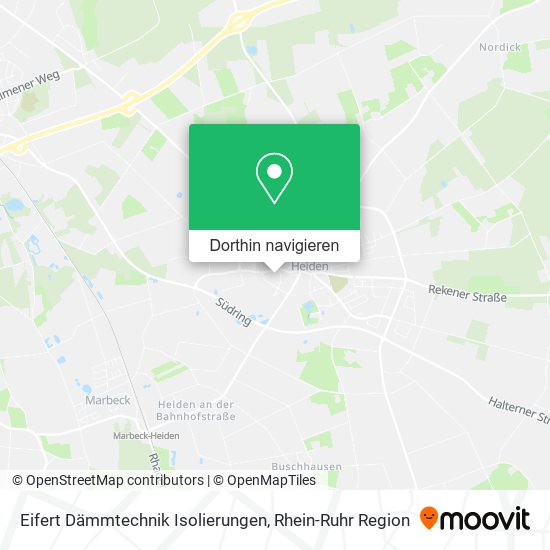Eifert Dämmtechnik Isolierungen Karte