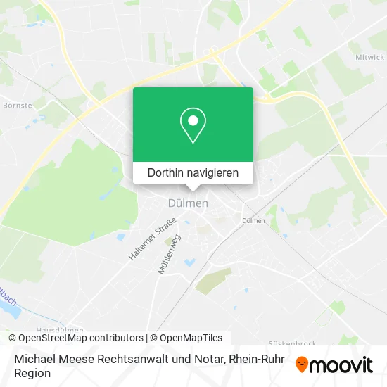 Michael Meese Rechtsanwalt und Notar Karte