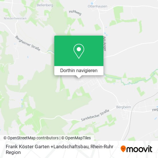 Frank Köster Garten +Landschaftsbau Karte