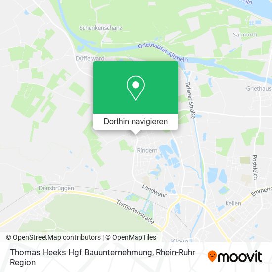 Thomas Heeks Hgf Bauunternehmung Karte