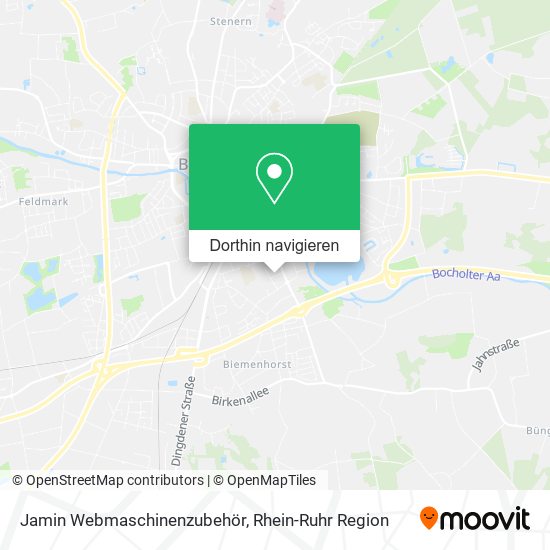Jamin Webmaschinenzubehör Karte