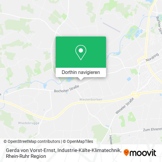 Gerda von Vorst-Ernst, Industrie-Kälte-Klimatechnik Karte