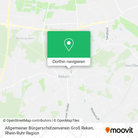 Allgemeiner Bürgerschützenverein Groß Reken Karte