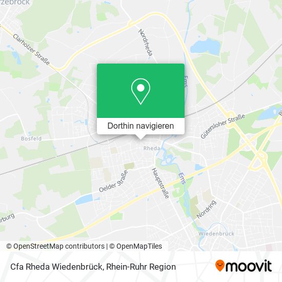 Cfa Rheda Wiedenbrück Karte