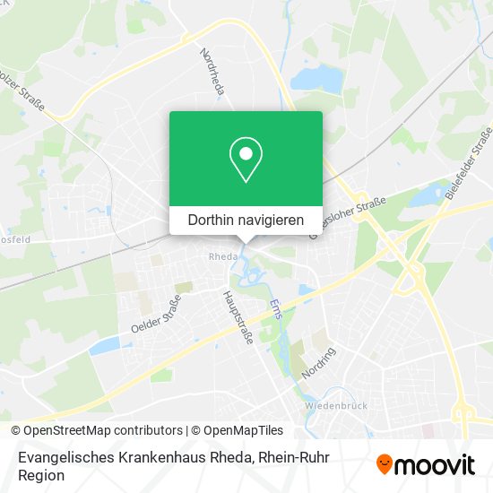 Evangelisches Krankenhaus Rheda Karte