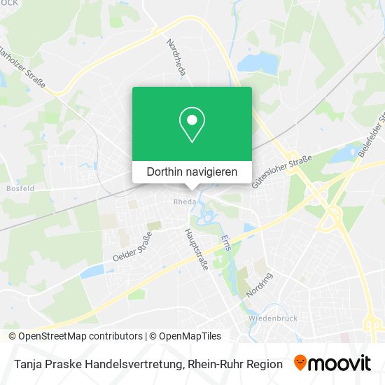 Tanja Praske Handelsvertretung Karte