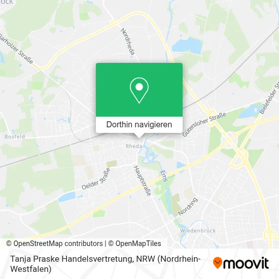 Tanja Praske Handelsvertretung Karte