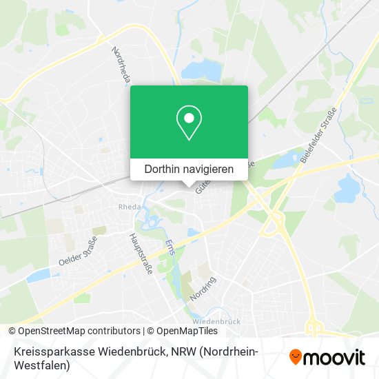 Kreissparkasse Wiedenbrück Karte