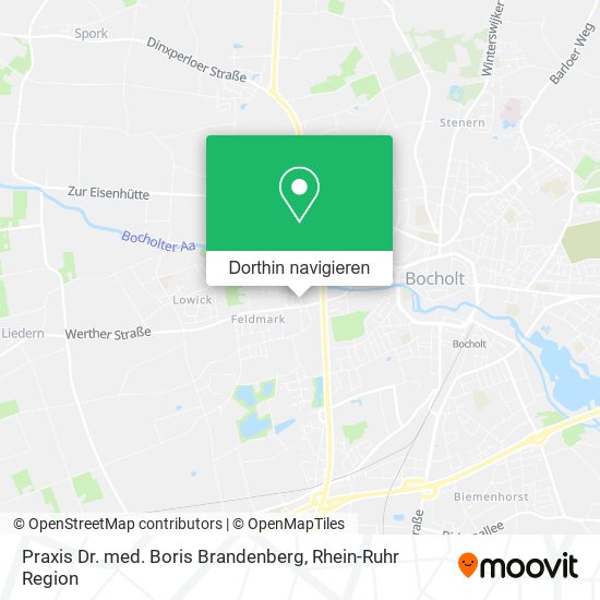 Praxis Dr. med. Boris Brandenberg Karte