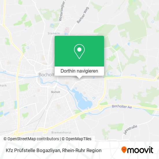 Kfz Prüfstelle Bogazliyan Karte