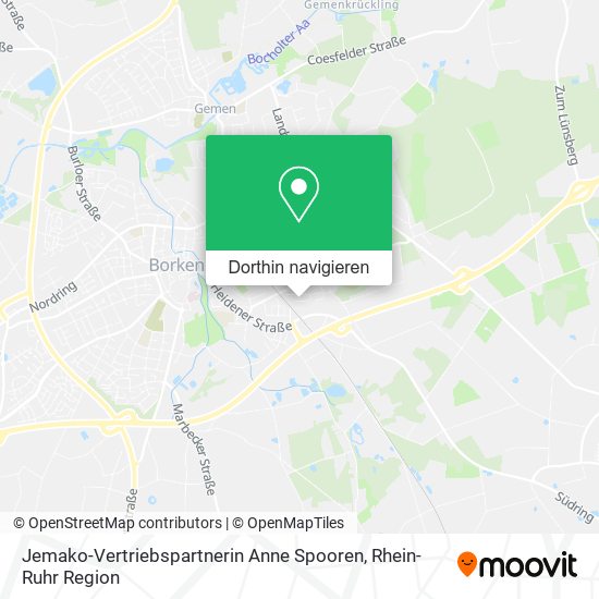 Jemako-Vertriebspartnerin Anne Spooren Karte