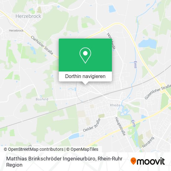 Matthias Brinkschröder Ingenieurbüro Karte