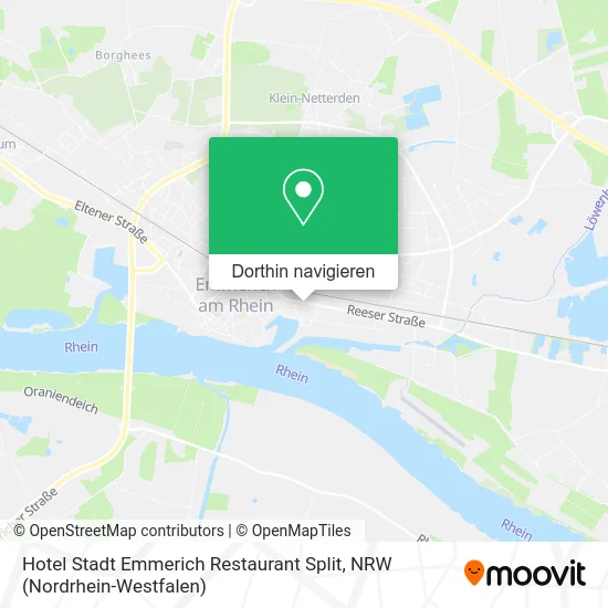 Hotel Stadt Emmerich Restaurant Split Karte