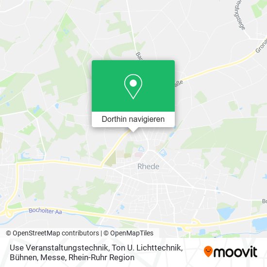 Use Veranstaltungstechnik, Ton U. Lichttechnik, Bühnen, Messe Karte