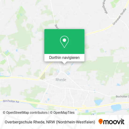 Overbergschule Rhede Karte