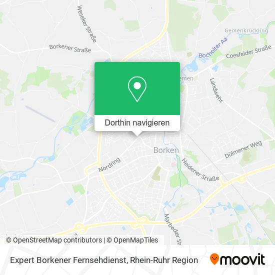 Expert Borkener Fernsehdienst Karte