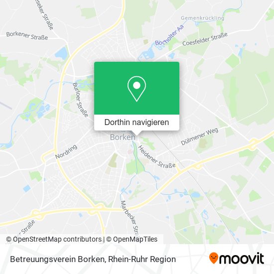 Betreuungsverein Borken Karte