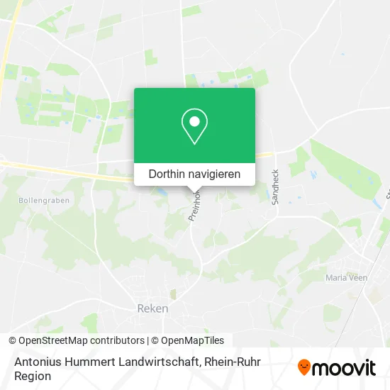 Antonius Hummert Landwirtschaft Karte