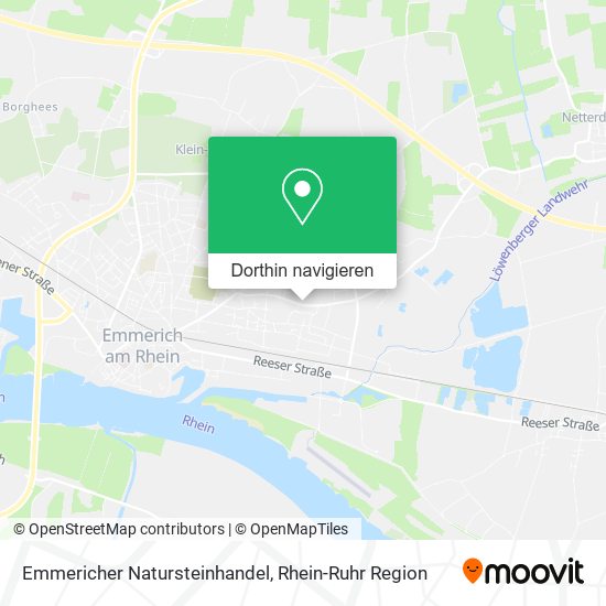 Emmericher Natursteinhandel Karte