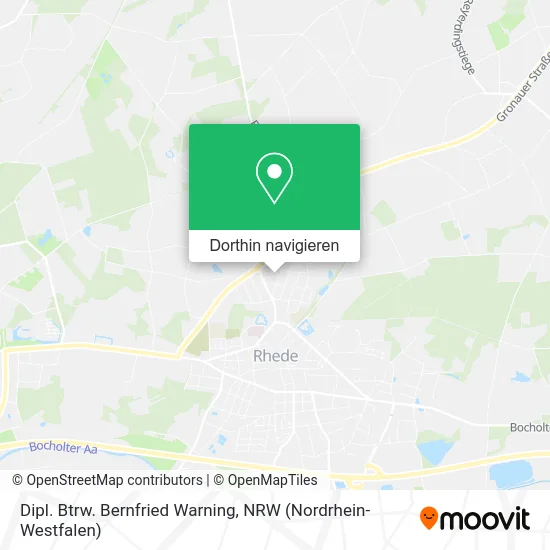 Dipl. Btrw. Bernfried Warning Karte