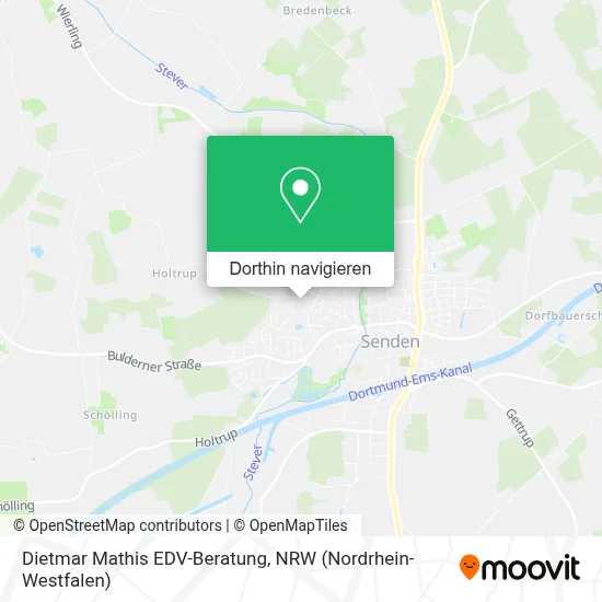 Dietmar Mathis EDV-Beratung Karte