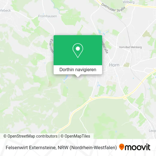 Felsenwirt Externsteine Karte