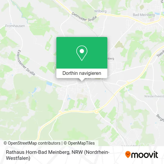 Rathaus Horn-Bad Meinberg Karte