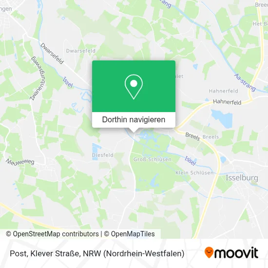 Post, Klever Straße Karte