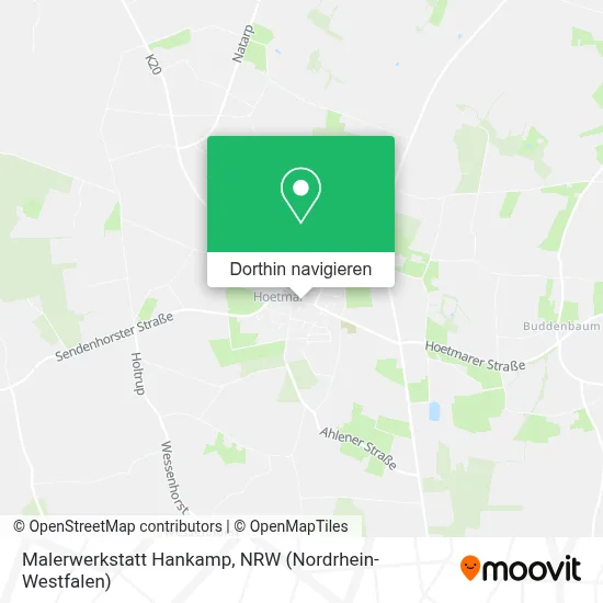 Malerwerkstatt Hankamp Karte