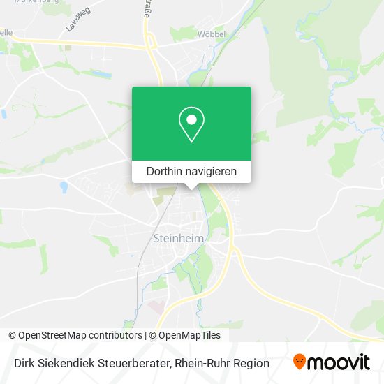 Dirk Siekendiek Steuerberater Karte