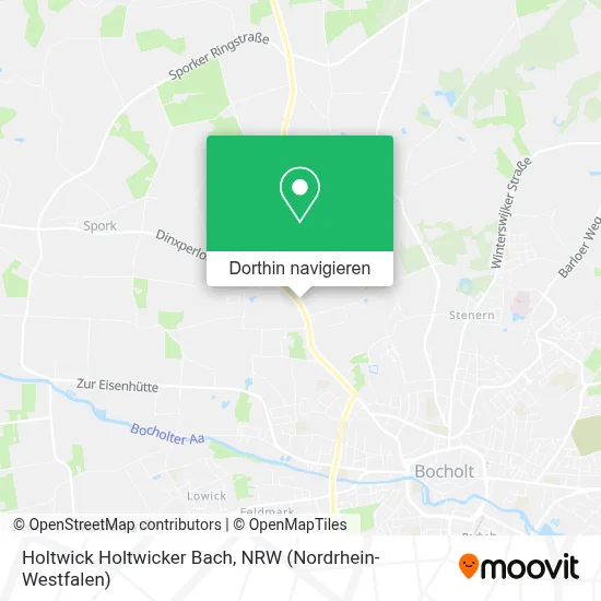 Holtwick Holtwicker Bach Karte