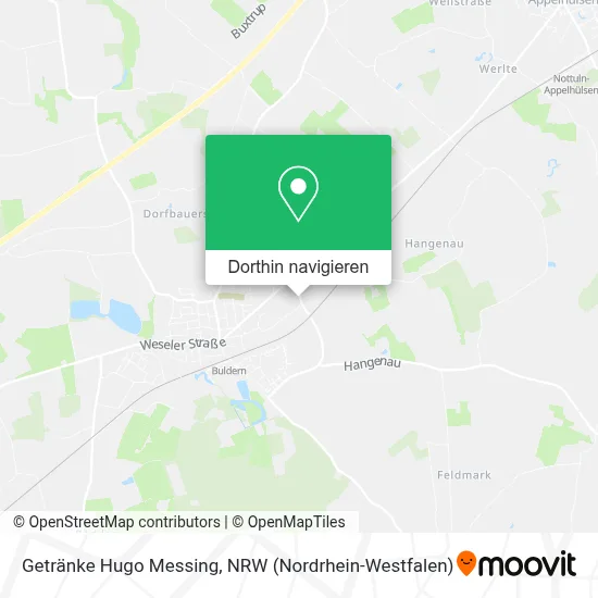 Getränke Hugo Messing Karte