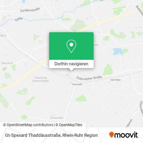 Gt-Spexard Thaddäusstraße Karte