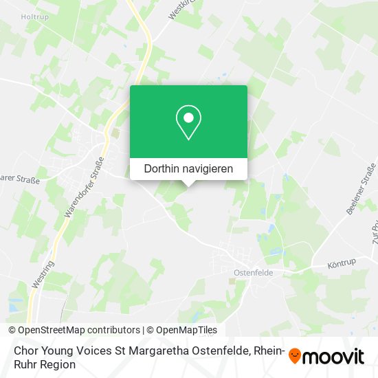 Chor Young Voices St Margaretha Ostenfelde Karte