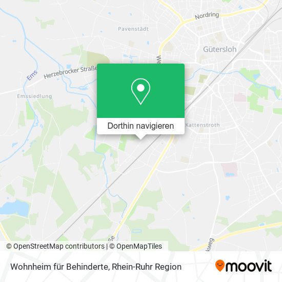 Wohnheim für Behinderte Karte