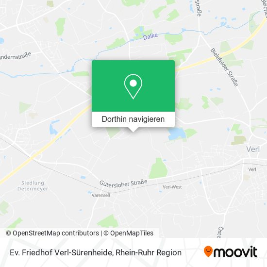 Ev. Friedhof Verl-Sürenheide Karte