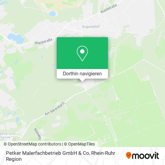Petker Malerfachbetrieb GmbH & Co Karte