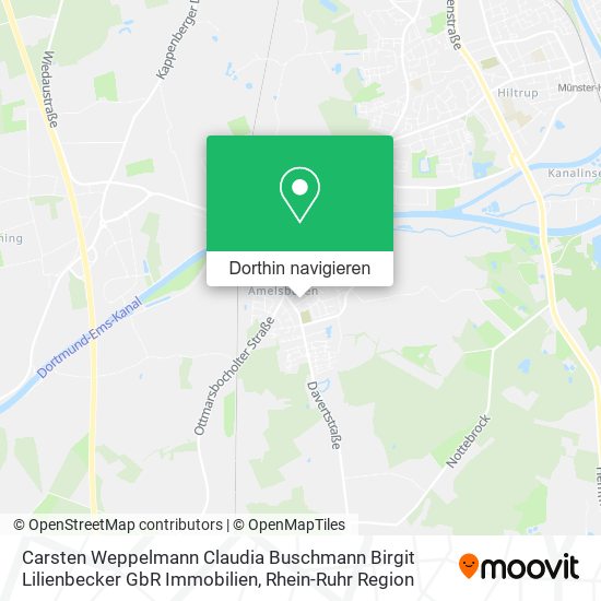 Carsten Weppelmann Claudia Buschmann Birgit Lilienbecker GbR Immobilien Karte