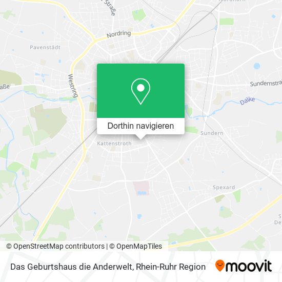 Das Geburtshaus die Anderwelt Karte
