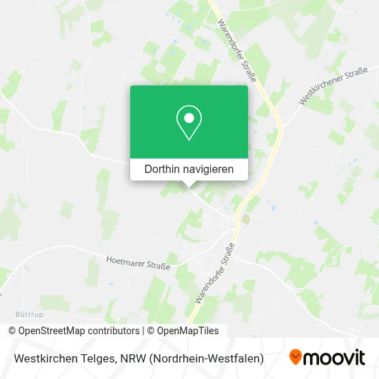 Westkirchen Telges Karte