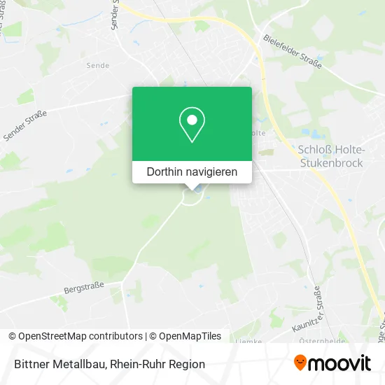 Bittner Metallbau Karte