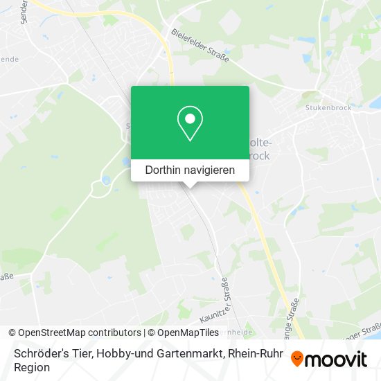 Schröder's Tier, Hobby-und Gartenmarkt Karte