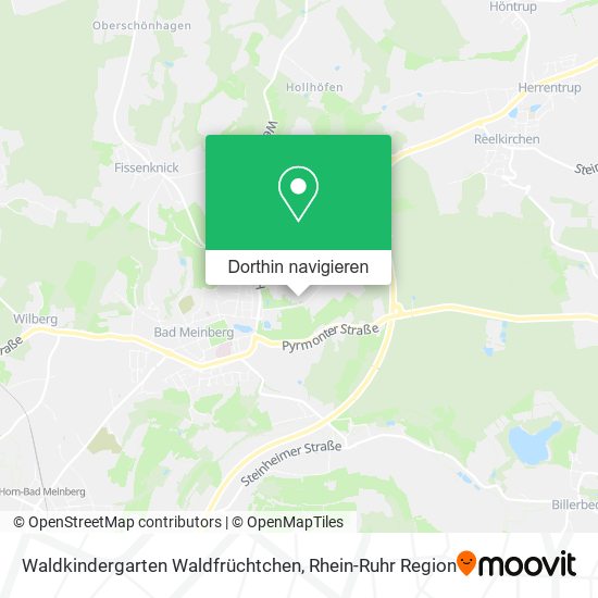 Waldkindergarten Waldfrüchtchen Karte